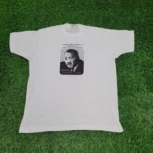 Vintage 80s MLK Shirt Womens XL 22x27 USA